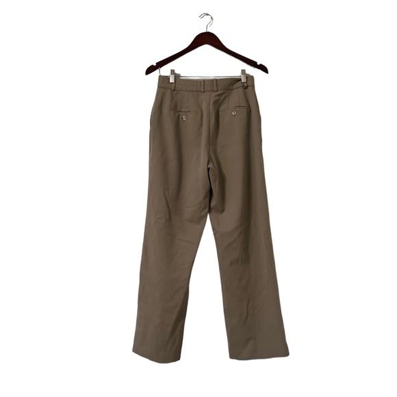 ARITZIA Babaton Agency Italian Twill Tan Wide Leg Pants Trousers - Picture 9 of 9